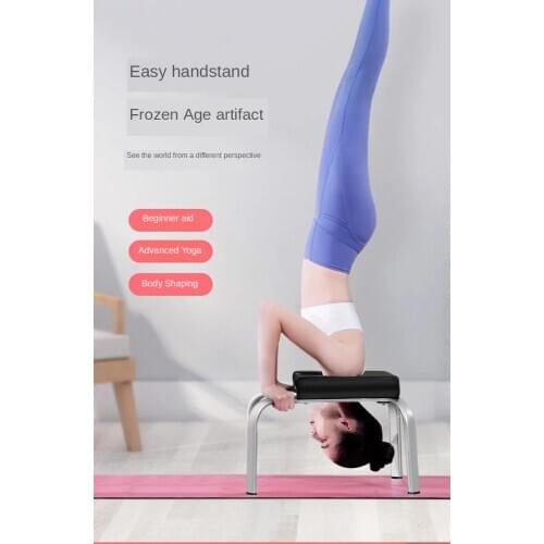 Yoga Inverted Fitness Auxiliary Chair Household Equipment Yoga Handstand Chair