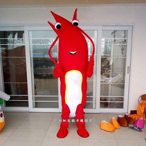 Lobster Mascot Costumes Unisex Cartoon Apparel Cosplay Adult Size Fancy Dress Carnival Party Marry Nuptials Amusement Park