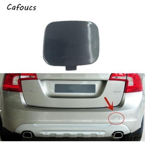 Rear Bumper Towing Hook Cover Tow Eye Cover Trailer Cap For Volvo S60 D5 2011 2012 2013 2014 2015