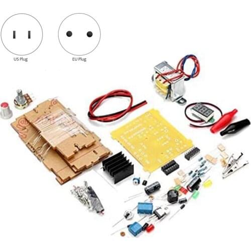 LM317 1.25V-12V Continuously Adjustable Regulated Voltage Power Supply DIY Kit