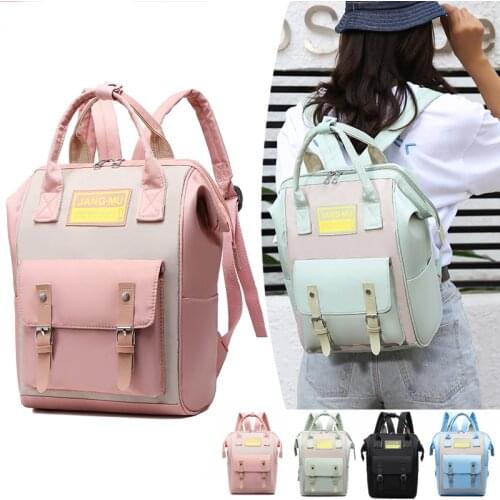 Fashion Mummy Maternity Nappy Backpack Baby Diaper Bag Travel Stroller Bags Large Capacity Waterproof Outdoor Baby Care Diapers