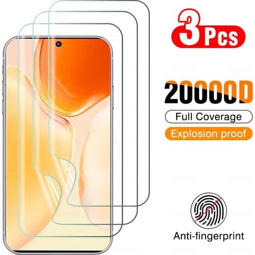 3Pcs Full Cover Soft Hydrogel Film For VIVO X70 Pro Screen Protection For VI VO X 70 X70Pro VIVOX70 6.56inch Protector Not Glass