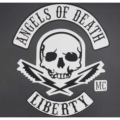 Angels of Death Liberty MC Embroidery Patch Badge Clothes Stickers Apparel Accessories