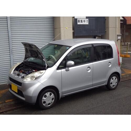 For 2003-2008 Honda Life JB7 Front Bonnet Hood Modify Gas Struts Carbon Fiber Spring Damper Lift Support Absorber