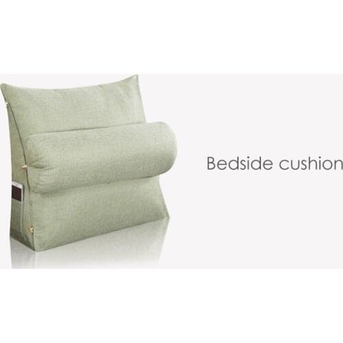 Sofa Bed Chair Back Support Wedge-shaped Pad Waist Neck Rest Pillow Office Sofa Living Room Decoration Household Supplies