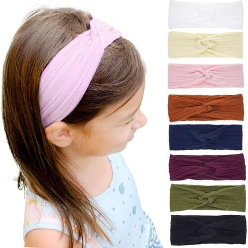 Baby Newborn Girl Headband Infant Girls Boy Knot Elastic Headbands Toddlers Infants Headwear Hair Accssories