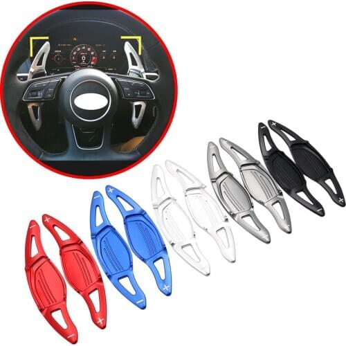 Car Gear Steering Wheel Shift Paddle Shifter Extension Accessories For Audi R8 RS 3 RS 4 RS 5 TT RS 2016-2020