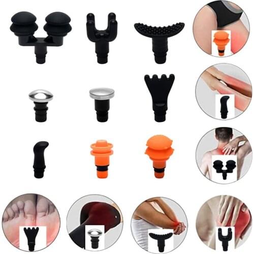 9PCS Replacement Massage Gun Head Accessories Universal Fascia Gun For Pain Relief Therapy Health Care Body Relaxation