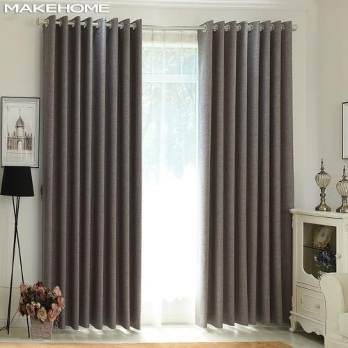 Blackout Curtains for Living Room Bedroom Solid Color Modern Curtains for Kitchen Thick Window Treatment Drapes Custom Size