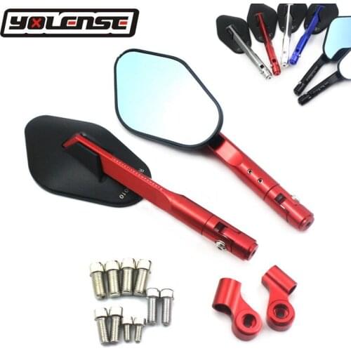 Universal Aluminum Alloy CNC Motorcycle Rearview Side mirror For Yamaha MT-07 MT-09 MT-10 MT-01 MT-03 MT-15