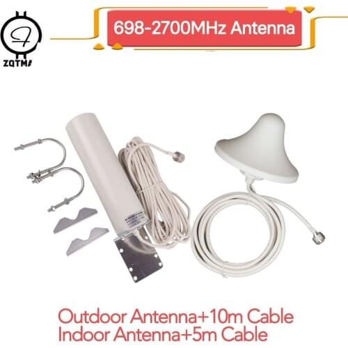 ZQTMAX 12dBi 2g 3g 4g antenna for cdma gsm repeater umts lte cellular amplifier 850 900 1900 2100 1800 2300 2600 signal booster