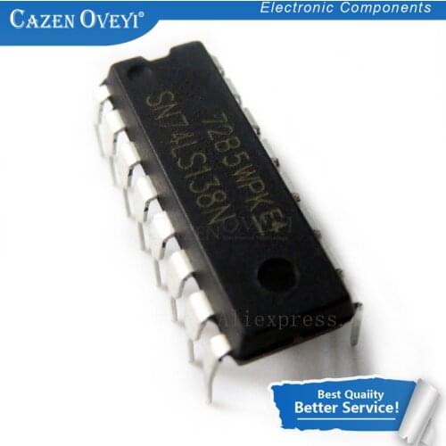 10pcs/lot SN74LS138N 74LS138 DIP-16 HD74LS138P new original In Stock