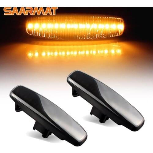 2 Dynamic Turn Signal Light Repeater Indicator Light For Infiniti EX25 EX35 EX37 FX35 FX37 FX50 Side Marker Flashing Indicator