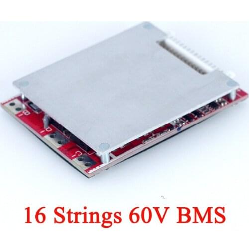 2pcs 60V 16 string BMS Electric bicycle battery pack circuit protection board 64V 30A 80A 18650 lithium battery pcb