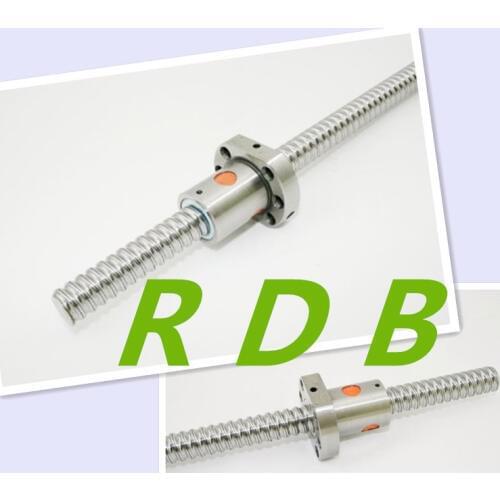 2010 Ball Screw SFU2005 1000mm with single ball nut 2010 with no end machined CNC parts 20mm ballscrew