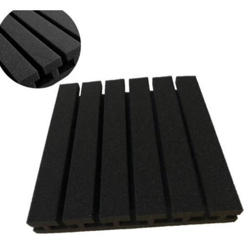 4 PCS Acoustical Treatments in Studio Room Acoustic Sponge in Black Color with Tape