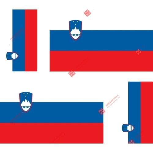 4x Sticker Adesivo Adesivi Decal Slovena Vinyl Auto Moto Bandiera Slovenia Motorcycle Decals Racing Motorcycle Helmet Stickers