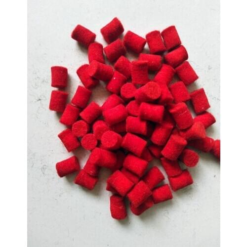 50 pcs Saxophone Bumper Felts Repair Parts Sax Accessories red colour