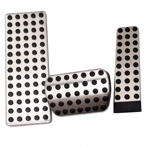 Car Accessories Steel accelerator gas brake Foot Rest pedal For Mercedes Benz W140 W220 W221 S Class AT/MT pad Stickers 93-2012
