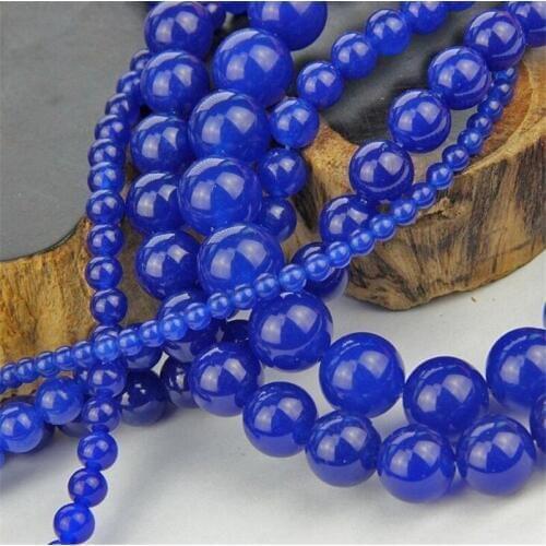 6mm 8mm 10mm 12mm Natural Stone beads Blue lines Pattern Stone Special Stone beads For jewelry making Wholesale