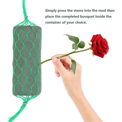 1 Bunch Sausage Shape Flower Mud Floral Spume Flower Arrangement Gardening Tools Special Shaped Clay For Flower Arrangement