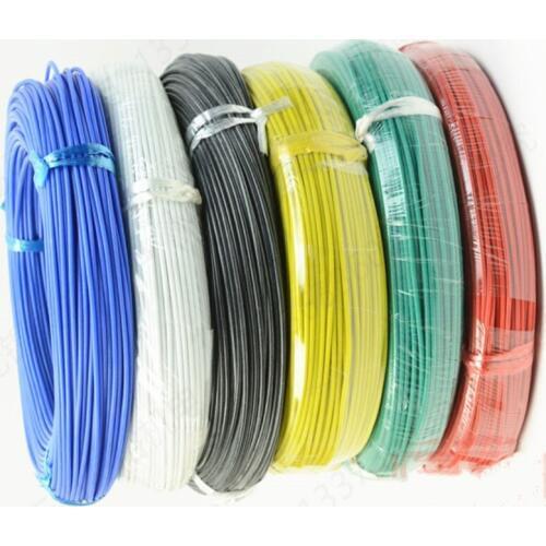 300 meters/roll (984ft) 24AWG high temperature resistance Flexible silicone wire tinned copper wire RC power Electronic cable