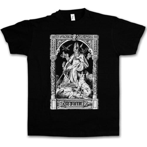 2019 ManS Op Neck Designer Adults Casual Tee Shirt Odhin Viking T-Shirt Odin Thor Loki Midgard Wikinger Keltentshirts