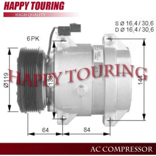 V5 AC Compressor For SSANGYONG REXTON 2.9 /3.2 / 2.7 Xdi 6611304415 714956 6611304915 6611305011 TSP0155880 92010948