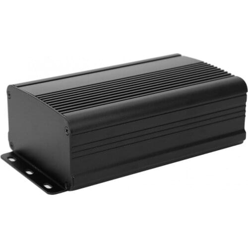 DIY Aluminum Project Box Matte Black Enclosure Case DIY Circuit Board Controller Casing 55x95x150mm