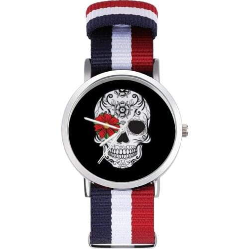 Mexican Skull Quartz Watch Photo Boys Wrist Watch Office Strong Upwrist Wristwatch