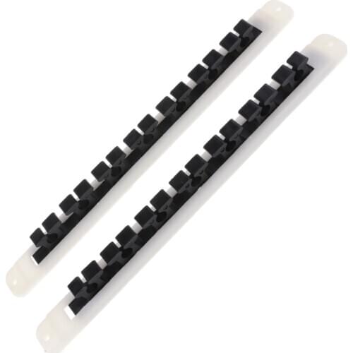 2Pcs Fishing Rod Rack Pole Holder Storage Stand Rest Organizer Wall Mounted