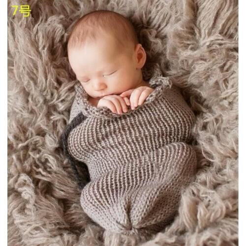 Newest baby sleeping bag childrens photography clothing photographed European Winner Spring style knit adjustable sleep bag