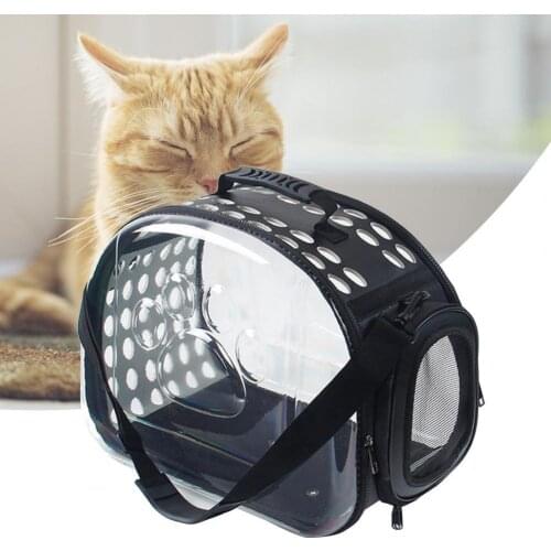 Dog Carrier Bag Comfortable Ventilated EVA Two-sided Entry Pet Bag Outdoor Cat Carriers Pet carrying bag