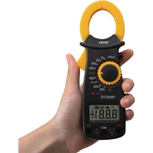 Portable Clamp Meters Multimeter Digital Display Intelligent Ohmmeter Voltmeter Capacitance Resistance Electrical Tester