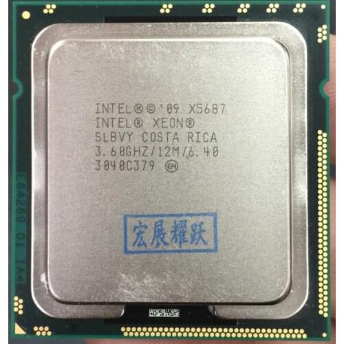 Intel Xeon Processor X5687 Quad-Core LGA1366 Desktop CPU 100% working properly Desktop Processor