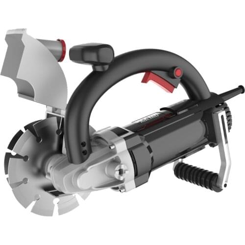 220V slotting machine, two-piece dust-free water-cooled wall concrete, no dead corners, 156mm cutting machine, high power 6300rp