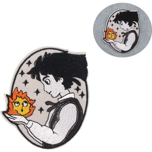 R1041 1pcs Cartoon Sticker For Clothing Applications Patches On Clothes Iron Embroidered Patch For Backpack Badge