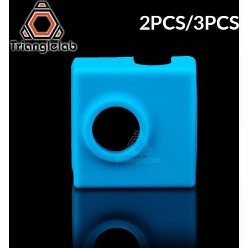 Trianglelab MK8/ MK9/CR10 HEAT BLOCK socks for ENDER 3 CR10 MK8/MK9 HOTEND 3D Printer cartridge heater bock silicone socks
