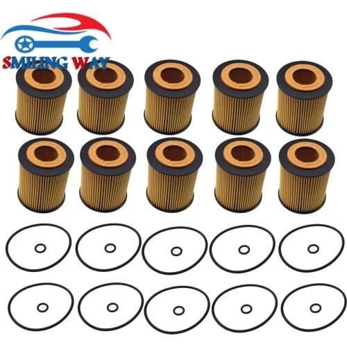 10 pcs Oil Filter Housing Gasket Seals O-rings For Mazda Ford 3 5 6 CX-7 Tribute MazdaSpeed 6 Escape LF01-14-320A-9U LF01-14-320