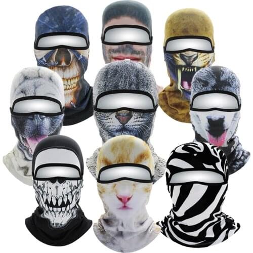 Horror Cycling Mask Sport Running Animation Jogging Cute Bandana Full Face Shield Cool Training Winter Warm Dust Scarf Headband