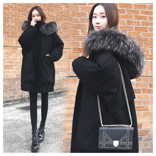 2021 Woman Long Sleeve Winter Cotton Jacket Female Thick Coat Hooded Parka Ladies Warm Padded Clothes Winter Plus Size 4XL H1286