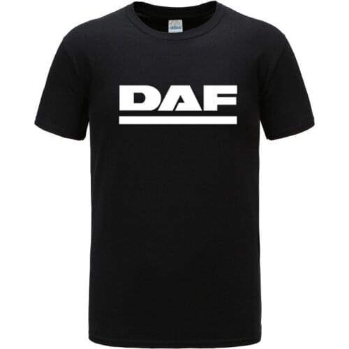 2021 New Fashion Casual DAF Truck Lorry Autotruck Mens women Short Sleeve T-Shirt Round Neck Graphic Top Size S-2XL t shirt