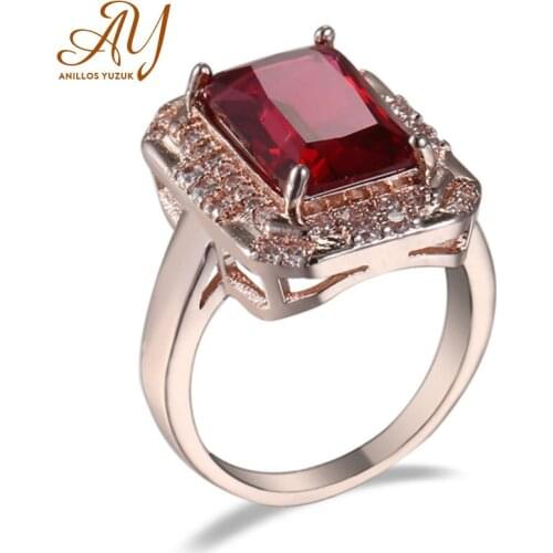 Women's Gold Rings Anillos yuzuk China