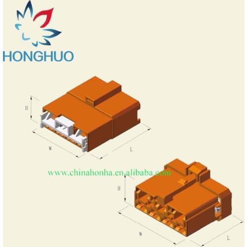 Free shipping 5/10pcs 7 pin automotive plugs male female connectors 6950-0366 6950-1030