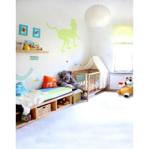 Bedroom for Children Cartoon Animal Elephant Photography Backdrops Photo Props Studio Background 5x7ft