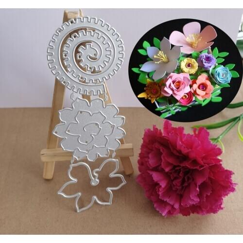 Metal cutting Mould Beautiful Flowers and Flowers World cutting Paper Craft hand punching Card Art cutting Machine
