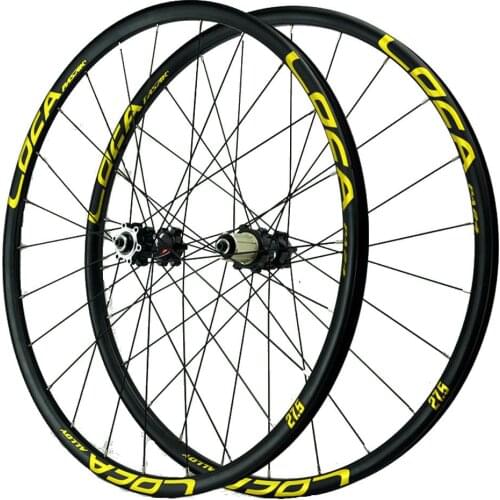 Pasak Mtb Wheelset 26 27.5 29er 700C Smooth Bearing Front 2 Rear 4 Alu Rims 24 Holes Straight Pull Disc Brake Ultralight Wheels