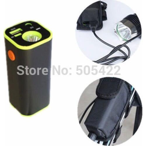 New 4x 18650 Battery Pack Storage Case Box Holder USB For Bike Bicycle Light Bag