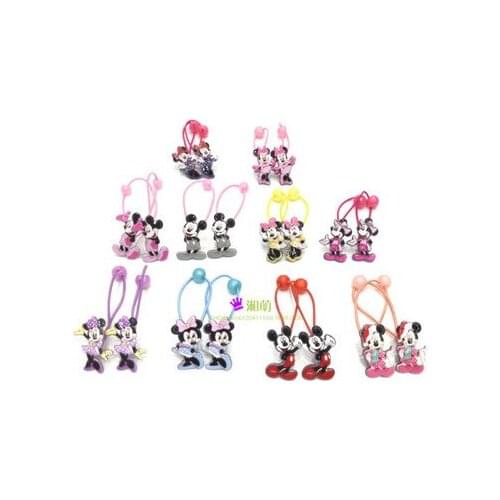 1Sets Disney Mickey Minnie Anime Headwear Kids Accessories Cartoon Hairband Child Girls Hair Pin Birthday Gifts New