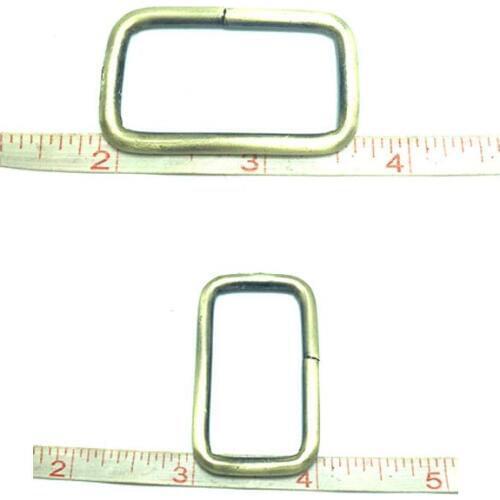 Rectangle Rings, Bronze Plated 1 1/2" x 3/4" x 3.75mm Inside